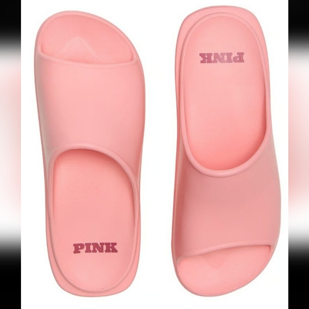 Victoria's Secret Pink Platform Slides